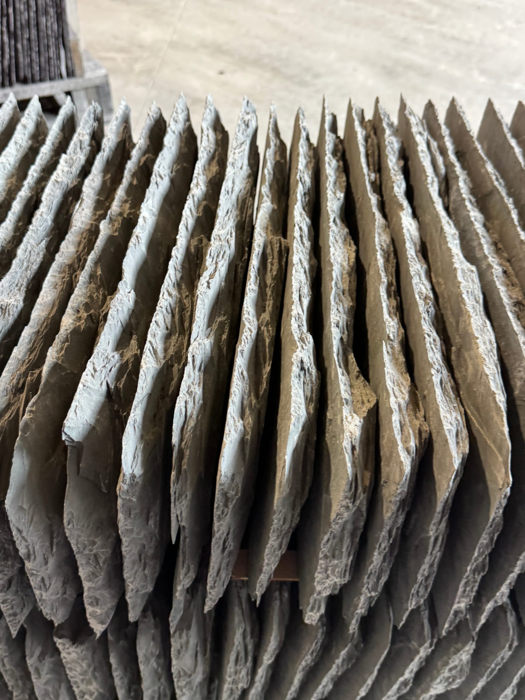 Slate material and landscape detail